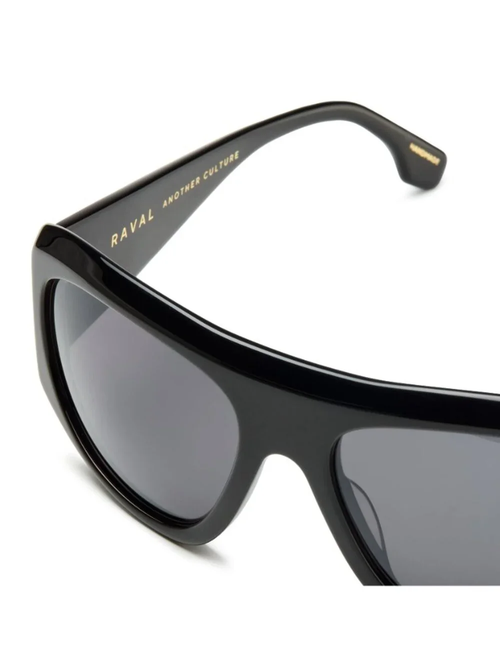 New Raval Eyewear Women's Sunglasses Black Square Grey Lens Acetate Frame CAMILA